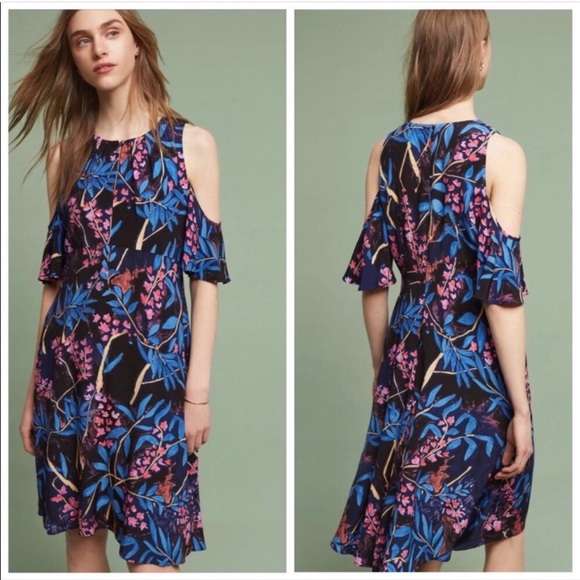 Anthropologie Dresses & Skirts - Anthropologie | Maeve “Elia Open Shoulder” Dress